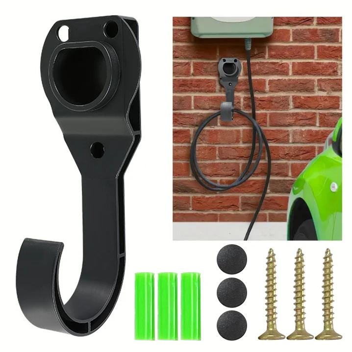 Car EV Charger Cable Holder For Electric Car Charging Wall Mount Bracket For Type 2 Connector EU Plug Universal Gun Head Socket
Car EV Charger Cable Holder For Electric Car Charging Wall Mount Bracket For Type 2 Connector EU Plug Universal Gun Head Socket