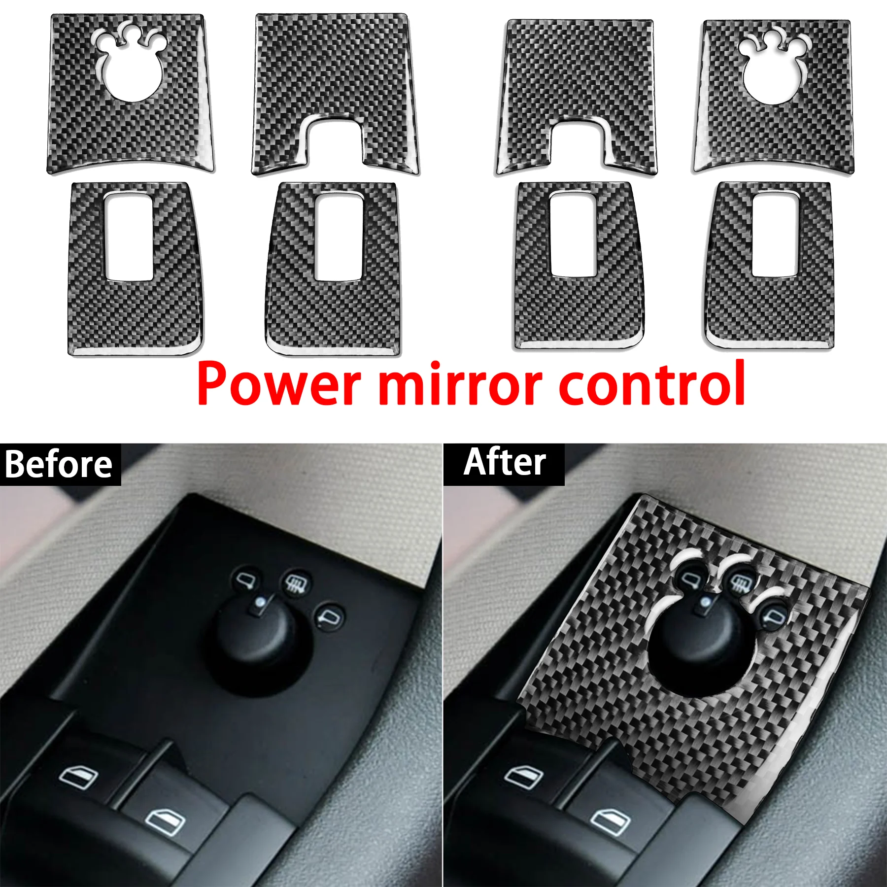 Soft Carbon Fiber Car Door Window Control Switch Button Panel DecorativeFor Audi A3 S3 2006-2013 Interior Accessory Stickers
Soft Carbon Fiber Car Door Window Control Switch Button Panel DecorativeFor Audi A3 S3 2006-2013 Interior Accessory Stickers