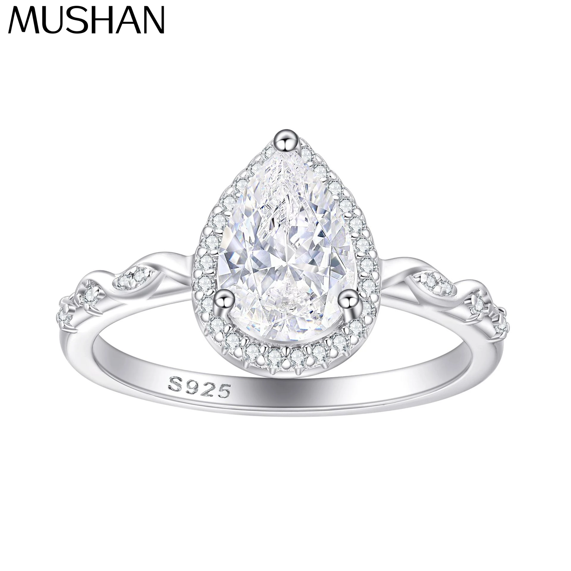MuShan Luxury Jewelry 925 Sterling Silver Ring Zircon 5A Round Anniversary for Girlfriend Real Gold Plated Fine Jewelry Rings
MuShan Luxury Jewelry 925 Sterling Silver Ring Zircon 5A Round Anniversary for Girlfriend Real Gold Plated Fine Jewelry Rings
