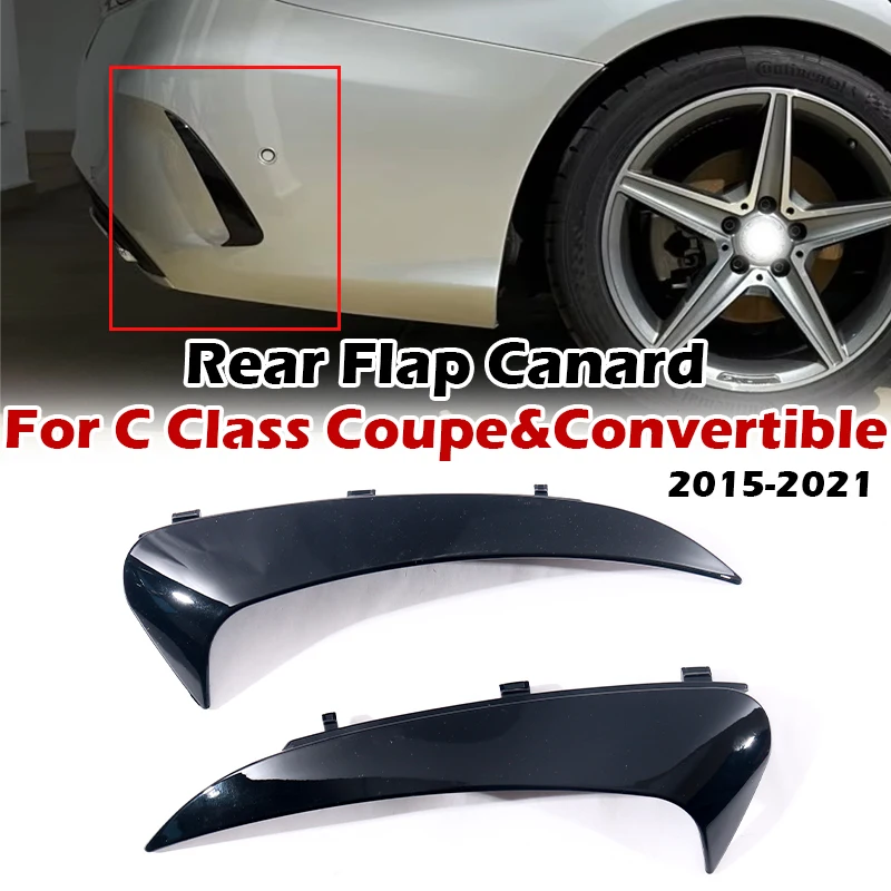 Canard Flaps For Mercedes Benz C Class 2 Door C205 A205 AMG Line Coupe Convertible Cabriolet Gloss Black 1 Pair 2015-2021 Year
Canard Flaps For Mercedes Benz C Class 2 Door C205 A205 AMG Line Coupe Convertible Cabriolet Gloss Black 1 Pair 2015-2021 Year
