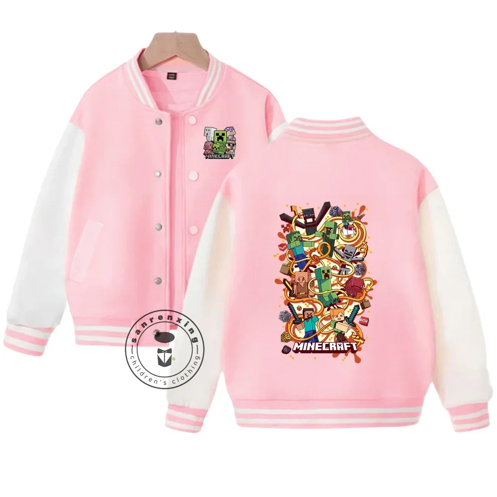 Minecraft Baseball Uniforms 1-14 Years Old Cartoon Printed Anime Harajuku Collection Fall/Winter Coat Boys Girls Sweatshirts
Minecraft Baseball Uniforms 1-14 Years Old Cartoon Printed Anime Harajuku Collection Fall/Winter Coat Boys Girls Sweatshirts
