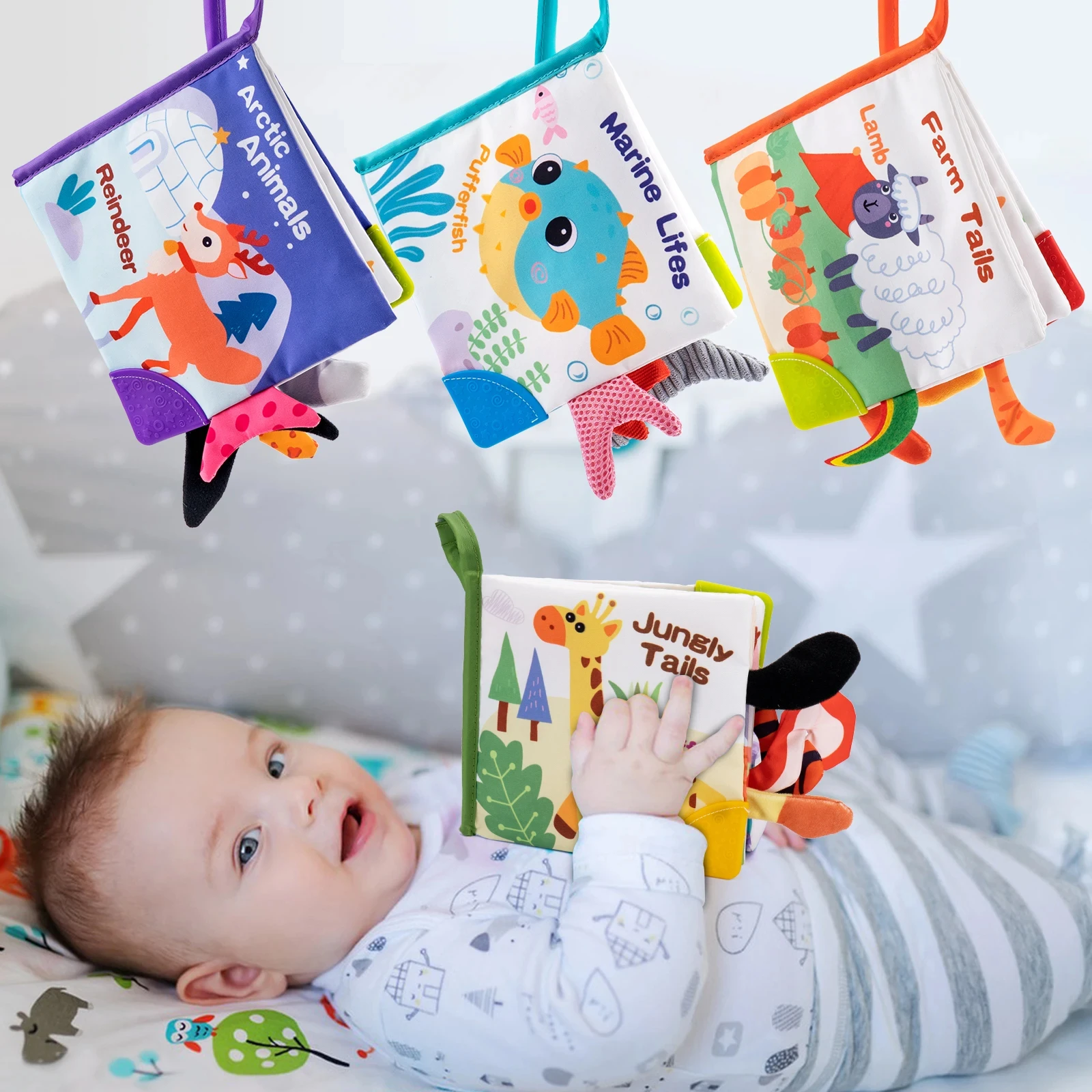 Early cognitive education for infants and young children, using a BB device that can't tear off the tail cloth book
Early cognitive education for infants and young children, using a BB device that can't tear off the tail cloth book