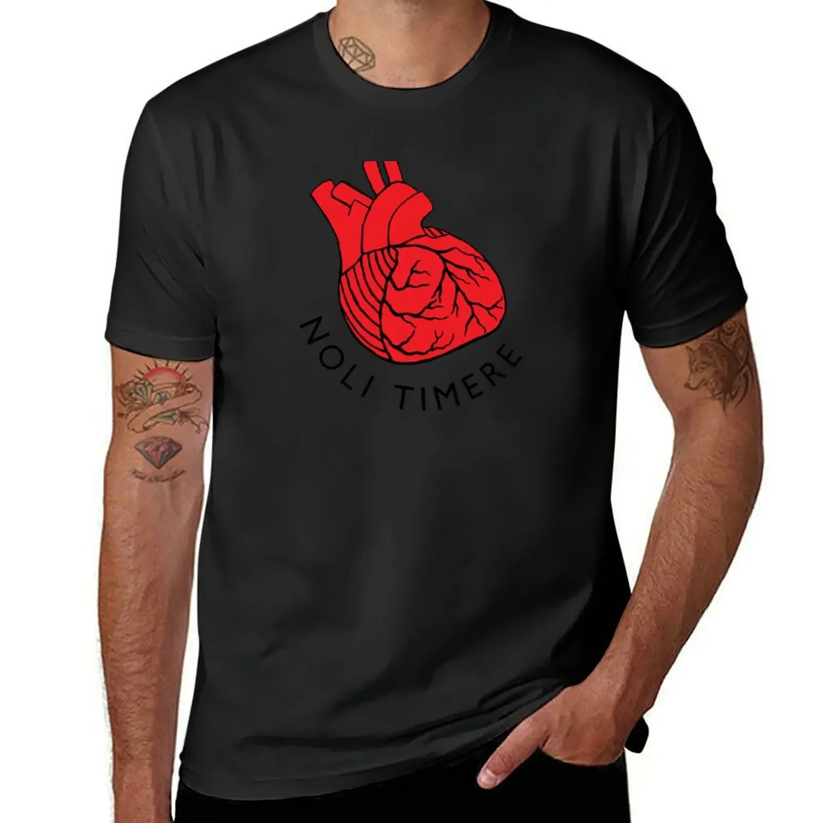 Anatomical Heart noli timere (fear not) T-Shirt plus size tops vintage clothes t shirt men 100℅ cotton
Anatomical Heart noli timere (fear not) T-Shirt plus size tops vintage clothes t shirt men 100℅ cotton