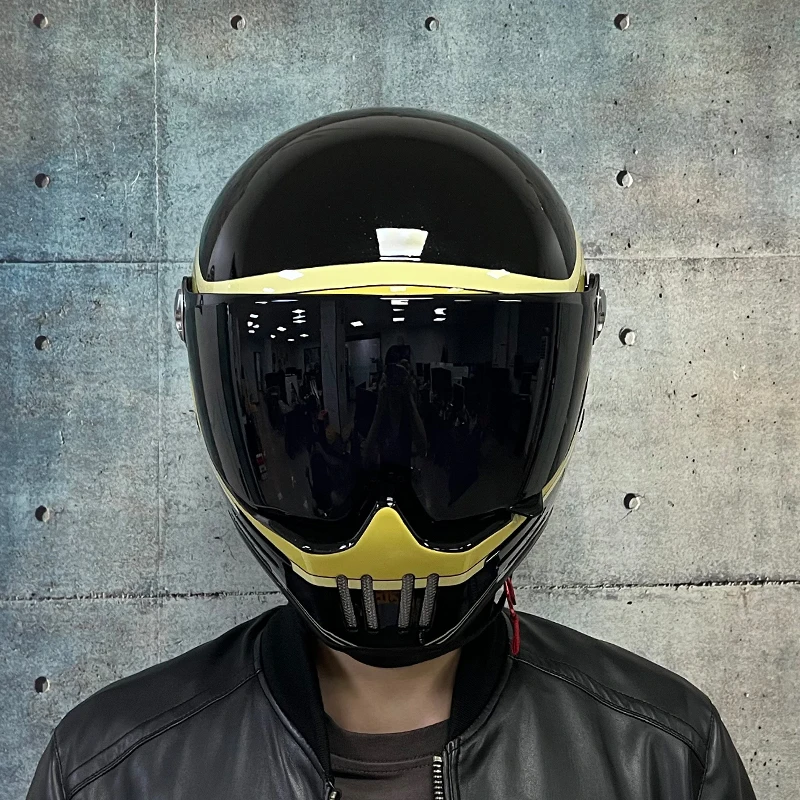 Full Face Motorycle Helmet Moto Retro Helmet Men Motorbike Riding Motocross Vintage Full Face Helmets Capacete Moto For Adults
Full Face Motorycle Helmet Moto Retro Helmet Men Motorbike Riding Motocross Vintage Full Face Helmets Capacete Moto For Adults