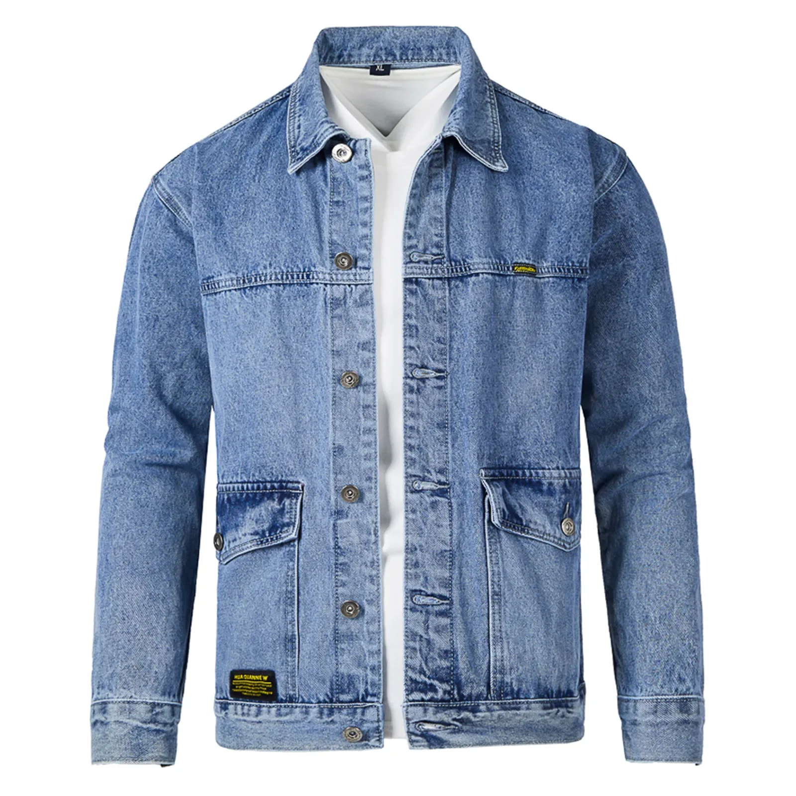 2024 Autumn And Winter New Fashion Trend Solid Color Denim Jacket Men's Casual Loose Comfortable Large Size High Quality Coat
2024 Autumn And Winter New Fashion Trend Solid Color Denim Jacket Men's Casual Loose Comfortable Large Size High Quality Coat