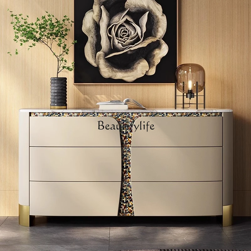 03 Premium light luxury dining side cabinet Italian marble bedroom bedside storage cabinet
03 Premium light luxury dining side cabinet Italian marble bedroom bedside storage cabinet