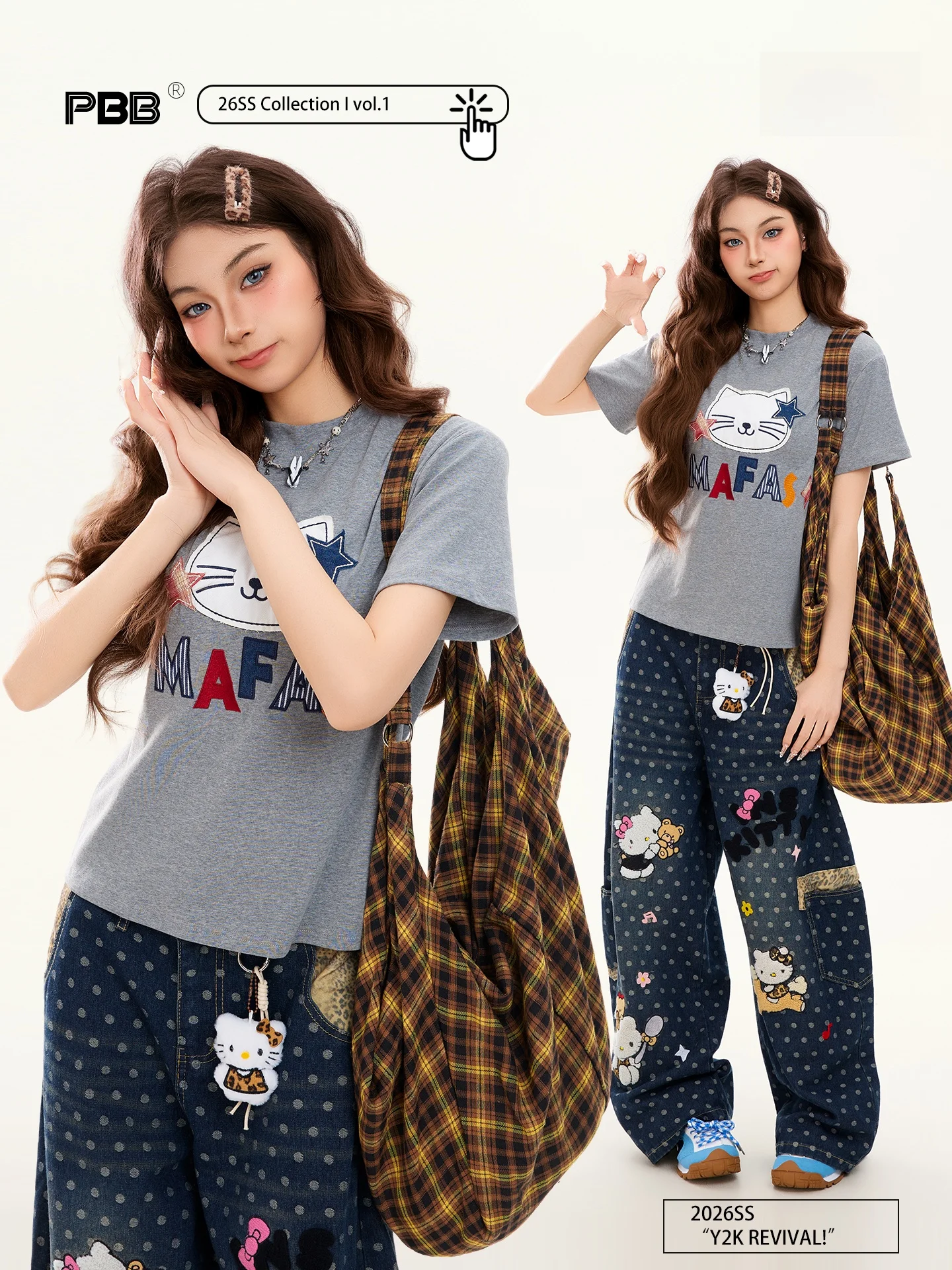 PBB American Casual Cartoon ort Sve T-irt Women Commuting Anti-Aging Loose Faionable ort T-irt Cotton Summer...
PBB American Casual Cartoon ort Sve T-irt Women Commuting Anti-Aging Loose Faionable ort T-irt Cotton Summer...