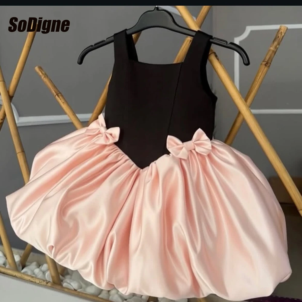 SoDigne A-line Short Velvet/Satin Flower Girl Dress Square Collar Sleeveless Girls Skirt Party Dresses Kid Gown Customized
SoDigne A-line Short Velvet/Satin Flower Girl Dress Square Collar Sleeveless Girls Skirt Party Dresses Kid Gown Customized