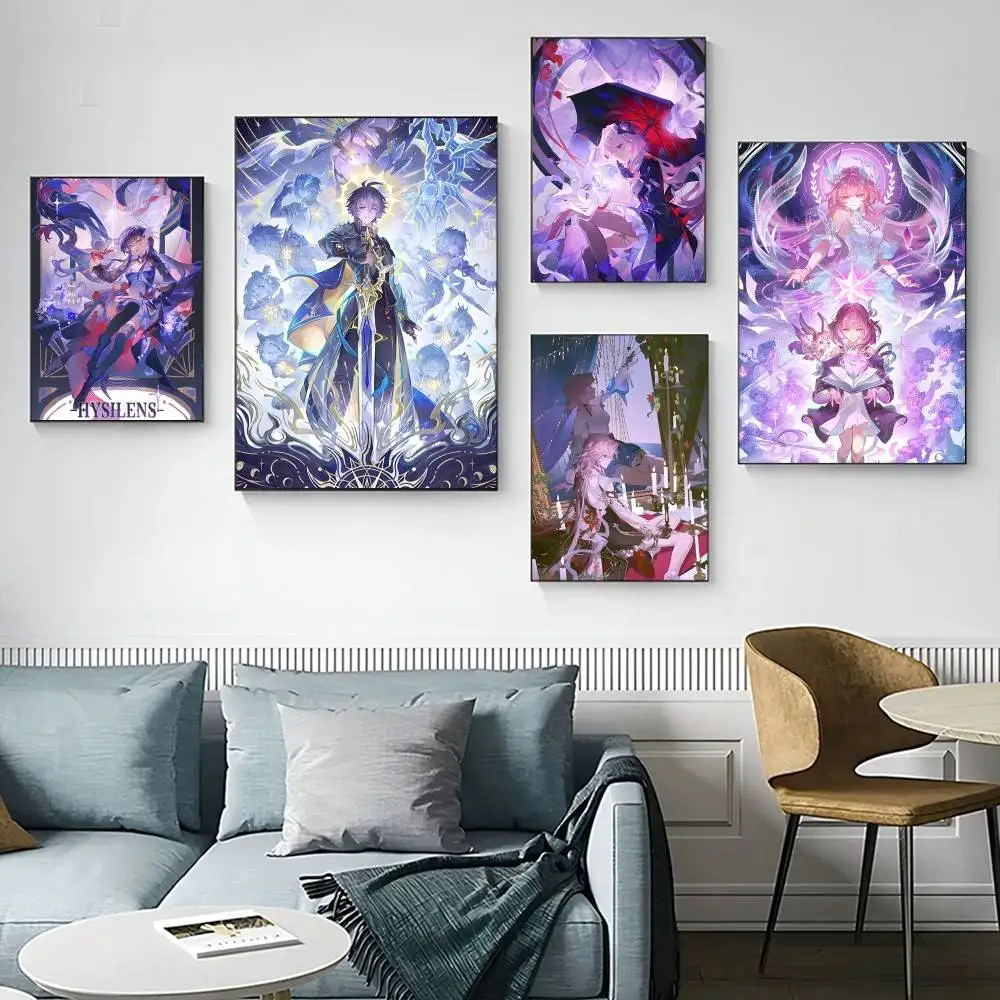 Hysilens Art H-Honkai Poster Fancy Wall Sticker for Living room bar retro decorative painting room
Hysilens Art H-Honkai Poster Fancy Wall Sticker for Living room bar retro decorative painting room