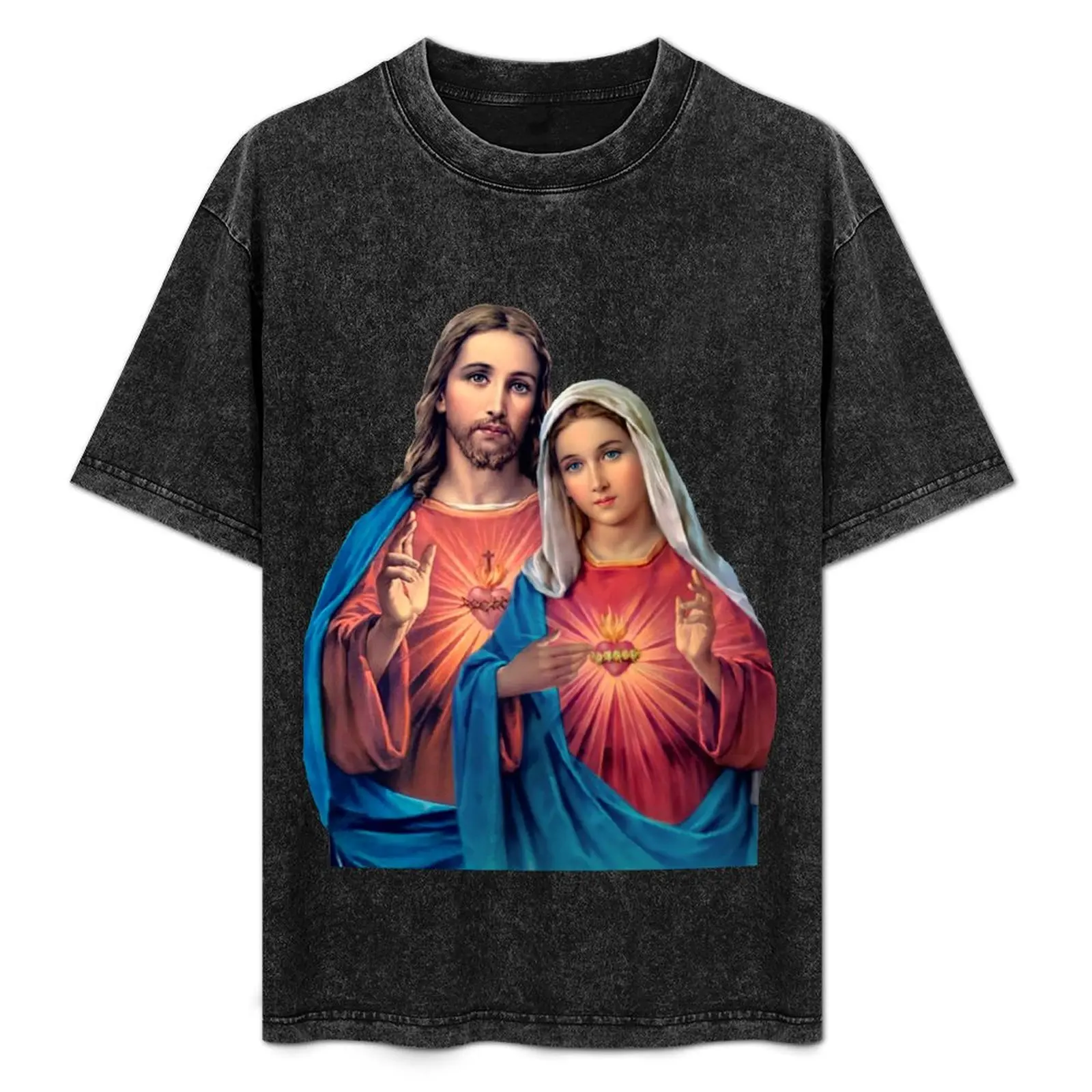 Twin Hearts very close together - I (Jesus and Mary) transparent background T-Shirt Gym Exercise Short Sleeve T-Shirt
Twin Hearts very close together - I (Jesus and Mary) transparent background T-Shirt Gym Exercise Short Sleeve T-Shirt
