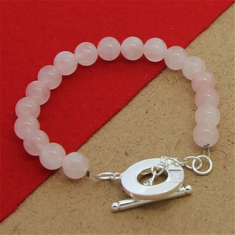925 Sterling Silver Pink Pearl Bracelet OT Buckle Fashion Jewelry Accessories for Women Men Jewelry Wedding Party Gifts
925 Sterling Silver Pink Pearl Bracelet OT Buckle Fashion Jewelry Accessories for Women Men Jewelry Wedding Party Gifts