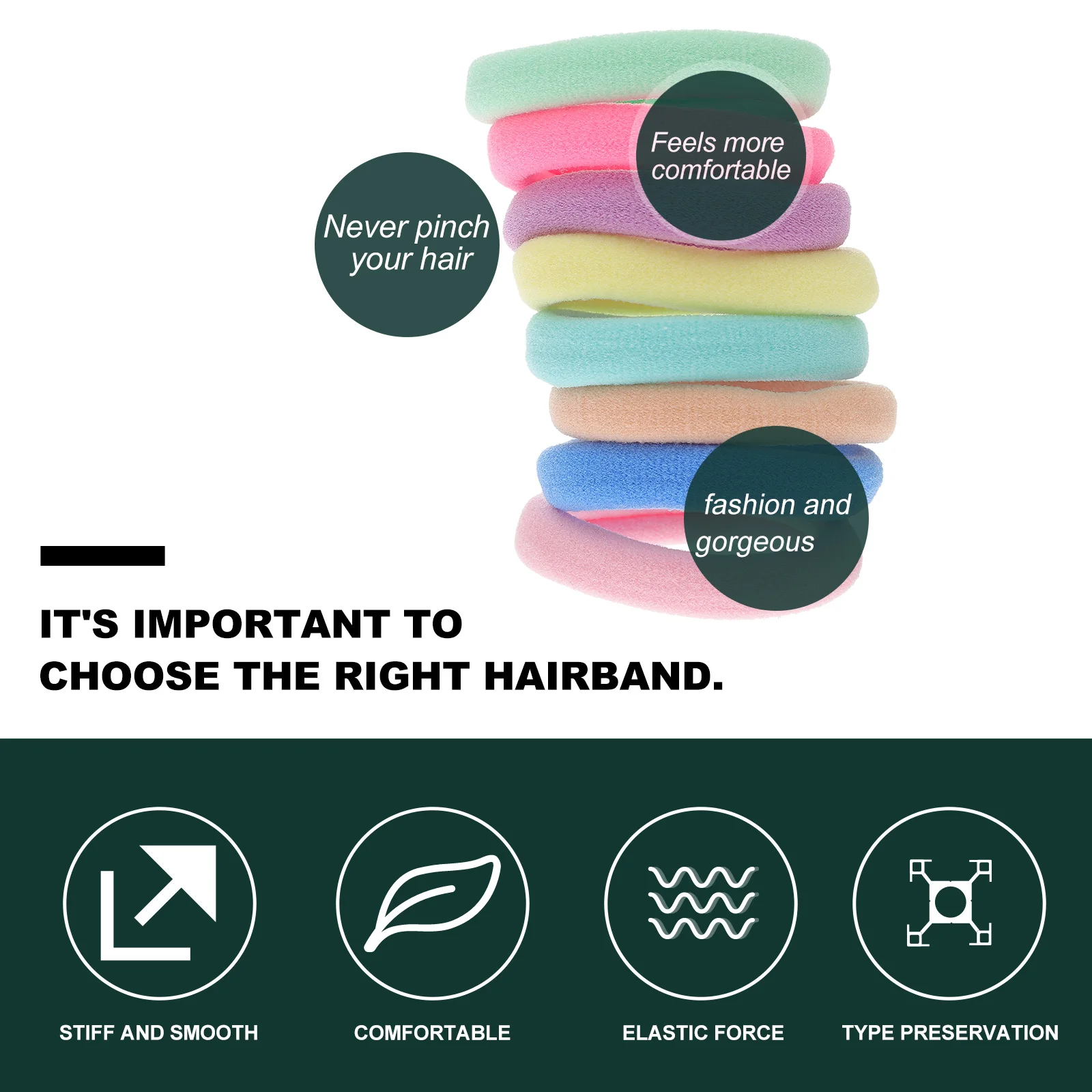 100Pcs Seamless Hair Ties for Women Strong Elastic Ponytail Holders Smooth No Damage Hair Rings for Office School Festival Use
100Pcs Seamless Hair Ties for Women Strong Elastic Ponytail Holders Smooth No Damage Hair Rings for Office School Festival Use