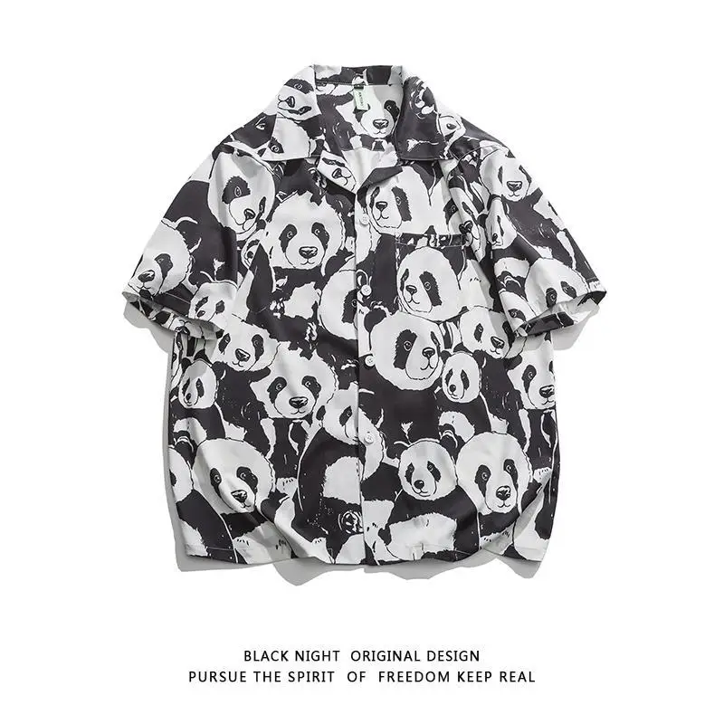 Summer thin Japanese full-print shirt for men and women Hawaiian loose casual half-sleeved shirts Hong Kong style couple T-shirt
Summer thin Japanese full-print shirt for men and women Hawaiian loose casual half-sleeved shirts Hong Kong style couple T-shirt