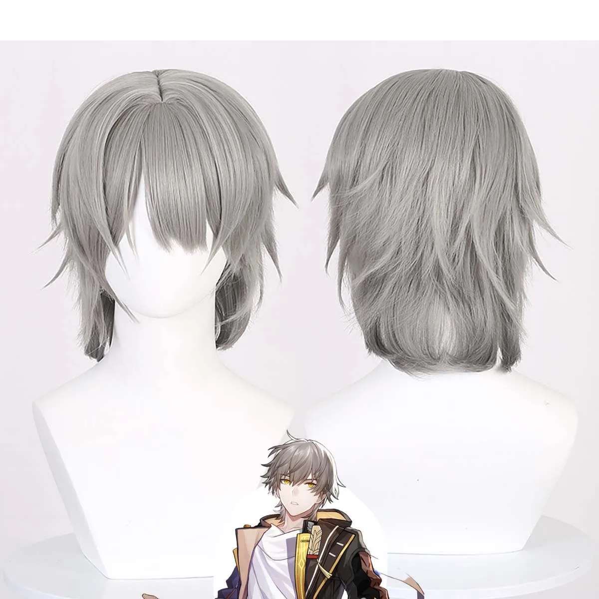 Men Women Game Honkai: Star Rail Trailblazer Caelus Stelle Cosplay Short Gray Hair Wigs
Men Women Game Honkai: Star Rail Trailblazer Caelus Stelle Cosplay Short Gray Hair Wigs