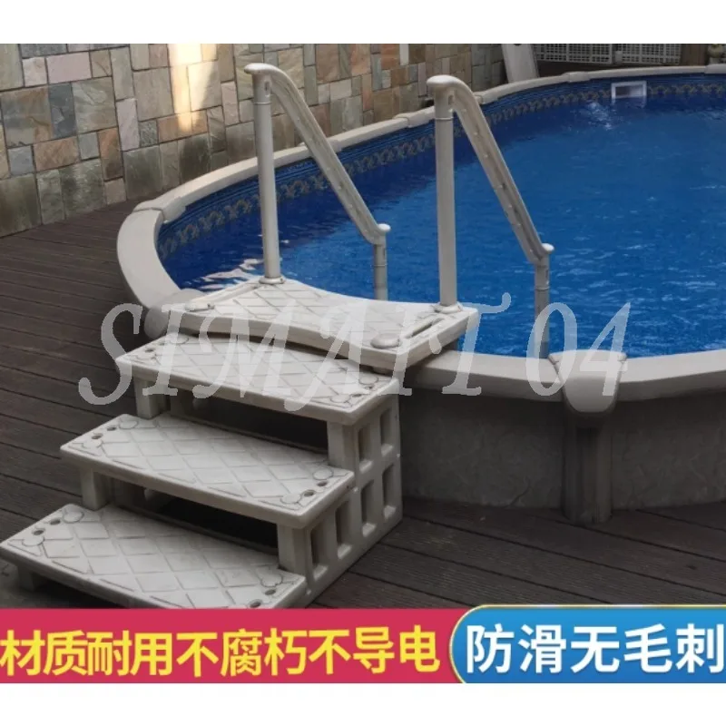 Summer Swimming Ground Spa Pool Slide 4 Steps Swimming Plastic Pool Ladder
Summer Swimming Ground Spa Pool Slide 4 Steps Swimming Plastic Pool Ladder