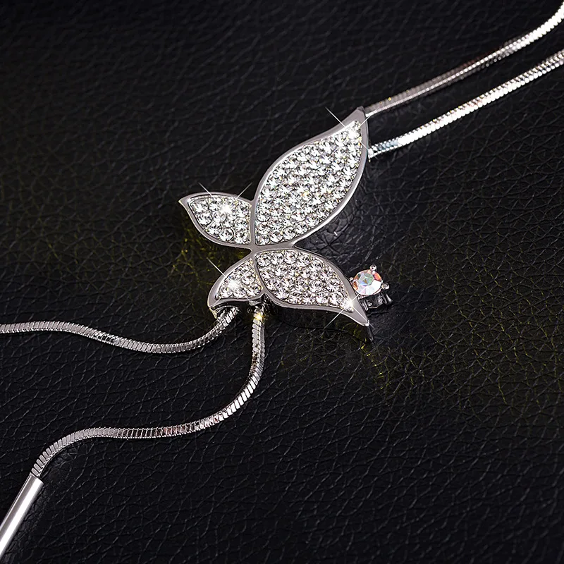 Autumn and winter butterfly sweater chain, women's fashionable long necklace, tassel pendant, versatile
Autumn and winter butterfly sweater chain, women's fashionable long necklace, tassel pendant, versatile