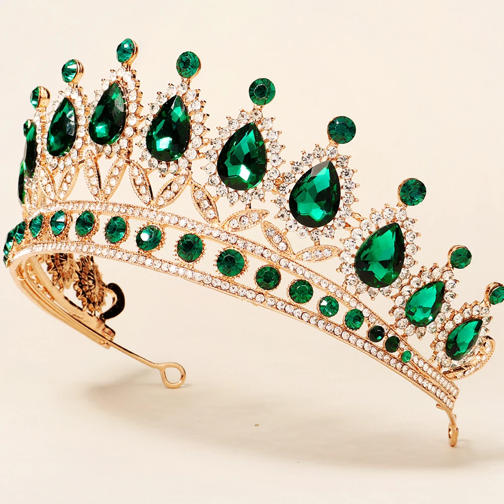 Tiaras and Crowns for Women Rhinestone Jewelry Vintage Decor Bridal Rhinestones Green
Tiaras and Crowns for Women Rhinestone Jewelry Vintage Decor Bridal Rhinestones Green