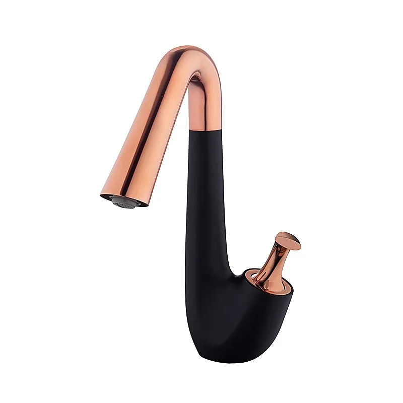 Basin Faucet Hot Cold Bathroom Sink Mixer Brass Rose Gold Black Single Lever Lavatory Tap Brush Gold Decked Rotation Sink Tap
Basin Faucet Hot Cold Bathroom Sink Mixer Brass Rose Gold Black Single Lever Lavatory Tap Brush Gold Decked Rotation Sink Tap