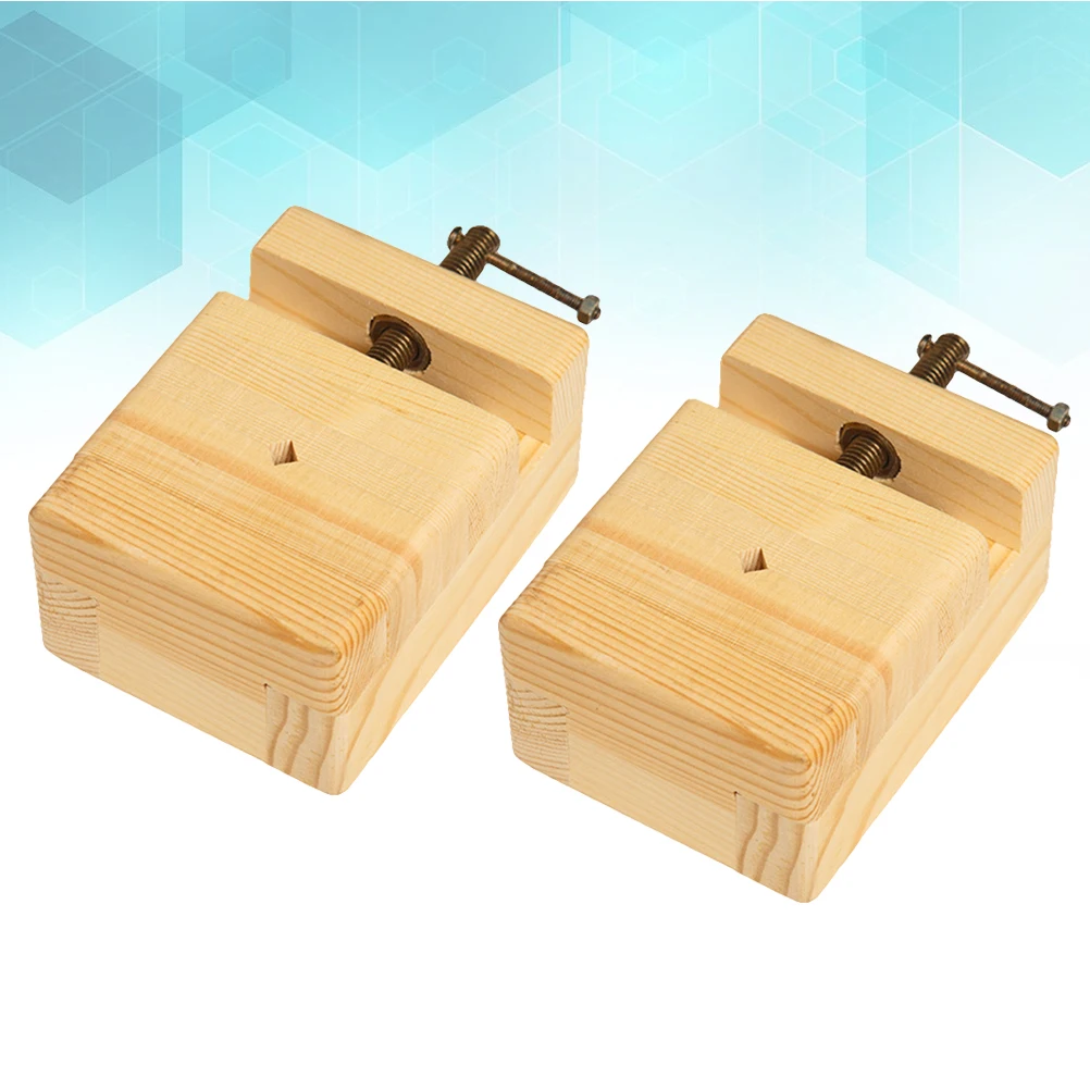 2pcs Pine Engraved Seal Durable Wooden Fixing Holder For Stone Stamps Small Crafts Unique Grip Comfortable Handle Carving Hole 
2pcs Pine Engraved Seal Durable Wooden Fixing Holder For Stone Stamps Small Crafts Unique Grip Comfortable Handle Carving Hole