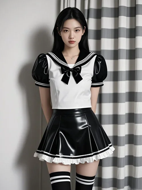 Латексный резиновый комбинезон Gummi, модная клубная студенческая форма, платье, облегающее платье для косплея, ручная работа, не чулки
Латексный резиновый комбинезон Gummi, модная клубная студенческая форма, платье, облегающее платье для косплея, ручная работа, не чулки