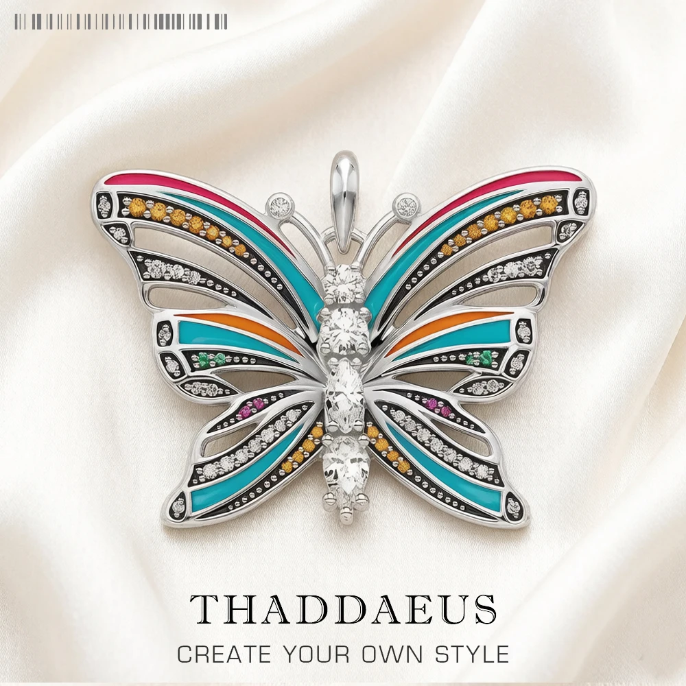 Pendants Tropical Butterfly Summer Jewelry Bohemia 925 Sterling Silver Jungle Accessories Gift For Women
Pendants Tropical Butterfly Summer Jewelry Bohemia 925 Sterling Silver Jungle Accessories Gift For Women