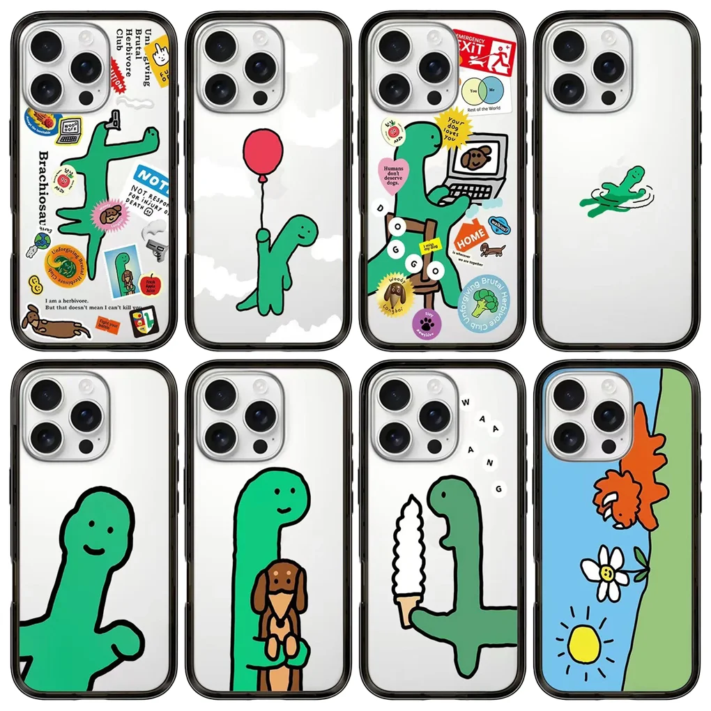 Green Dinosaur New Type Imprinted Letters on The Border Protective Acrylic MagSafe Case for IPhone 15 Pro 16 Pro Max Cover Shell
Green Dinosaur New Type Imprinted Letters on The Border Protective Acrylic MagSafe Case for IPhone 15 Pro 16 Pro Max Cover Shell
