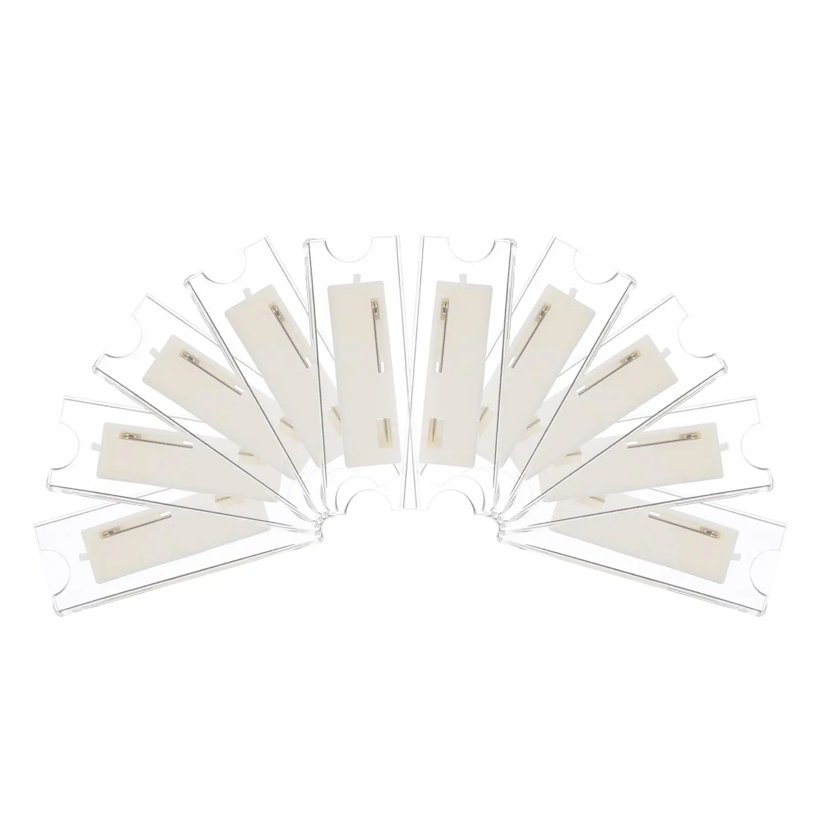 10 Pcs Acrylic Insert Card Badge Holder 70x20mm Transparent Employee Tags Work Duty School Student Cards Holders Name Badges
10 Pcs Acrylic Insert Card Badge Holder 70x20mm Transparent Employee Tags Work Duty School Student Cards Holders Name Badges