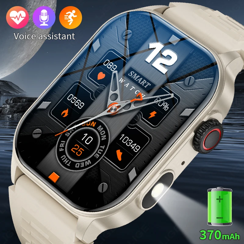 LIGE Monitor Smart Watch LED Flashlight Health 2.01'' Screen New Military Sport Watches Bluetooth Call Waterproof Smartwatch Men
LIGE Monitor Smart Watch LED Flashlight Health 2.01'' Screen New Military Sport Watches Bluetooth Call Waterproof Smartwatch Men