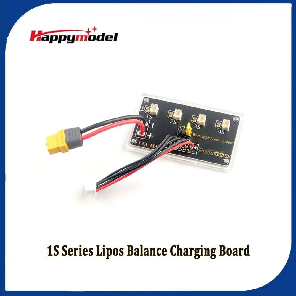 Зарядная плата Happymodel 1S Series Lipos Balance, 2-4-контактная вилка 1,5 А Max XT60, совместимая с зарядным устройством ISDT HOTA для RC
Зарядная плата Happymodel 1S Series Lipos Balance, 2-4-контактная вилка 1,5 А Max XT60, совместимая с зарядным устройством ISDT HOTA для RC