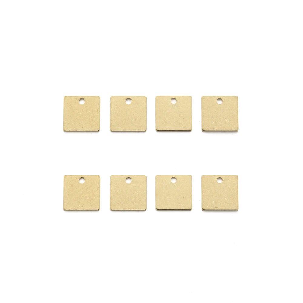 30Pcs Raw Brass Flat Square Charms 9.5mm Geometry Blank Tag Charm Pendant for Earrings Necklace Bracelet Jewelry Making Findings
30Pcs Raw Brass Flat Square Charms 9.5mm Geometry Blank Tag Charm Pendant for Earrings Necklace Bracelet Jewelry Making Findings