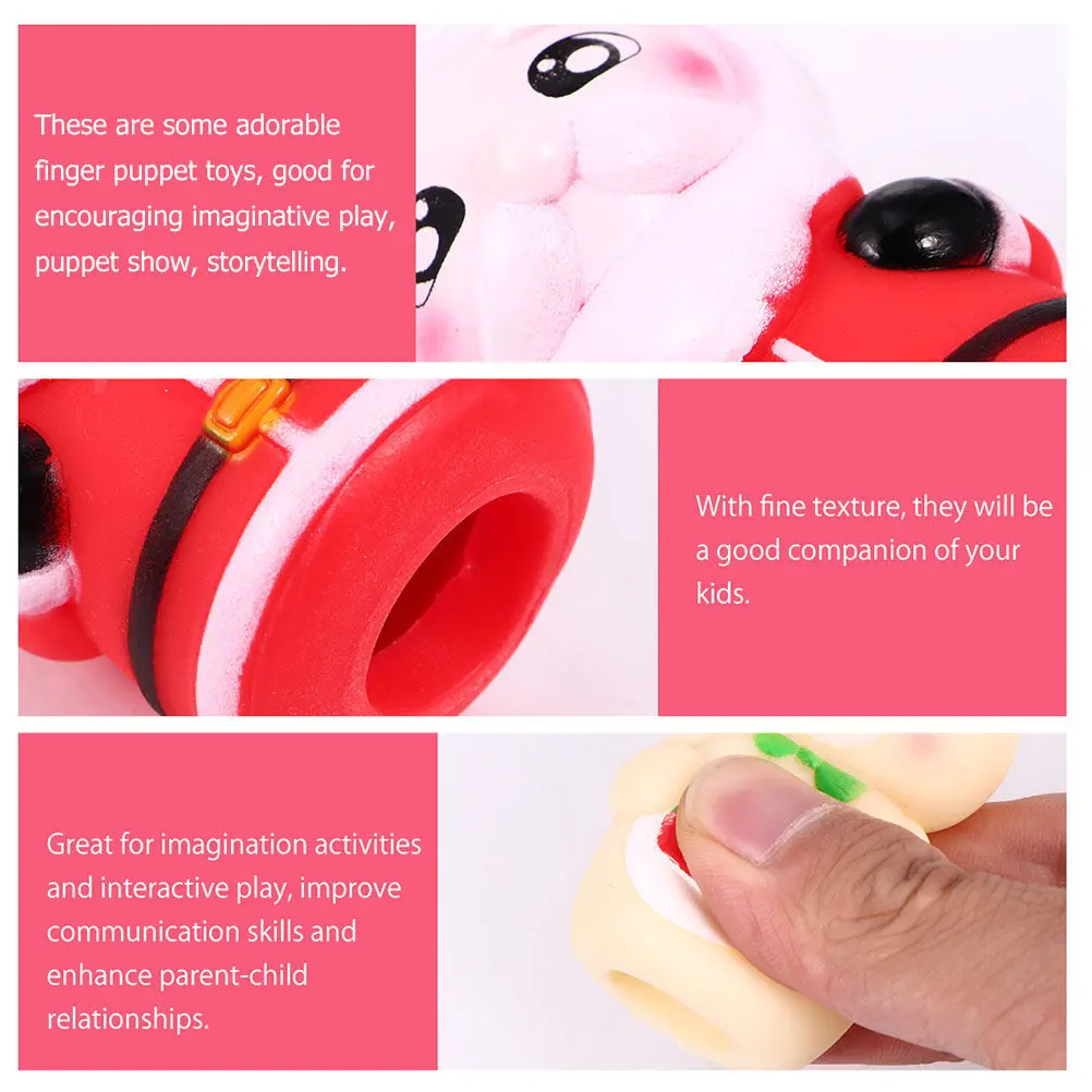 10Pcs Christmas Finger Puppets Kids Hand Puppets Cartoon Interactive Storytelling Puppet Fun Holiday Children Play
10Pcs Christmas Finger Puppets Kids Hand Puppets Cartoon Interactive Storytelling Puppet Fun Holiday Children Play