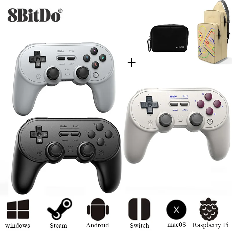 8Bitdo Pro 2 Wireless Gamepad Bluetooth Joystick Controller For PC macOS Android Steam Raspberry Pi For Nintendo Switch
8Bitdo Pro 2 Wireless Gamepad Bluetooth Joystick Controller For PC macOS Android Steam Raspberry Pi For Nintendo Switch