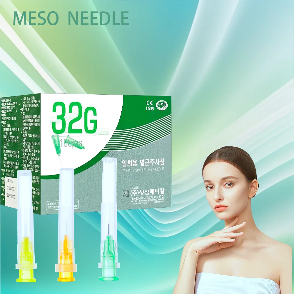 Medical disposable painless cosmetic ultra-fine 18G * 30mm 30G * 13mm 32G * 4mm 32G * 13mm syringe Korean needle eyelid tool
Medical disposable painless cosmetic ultra-fine 18G * 30mm 30G * 13mm 32G * 4mm 32G * 13mm syringe Korean needle eyelid tool