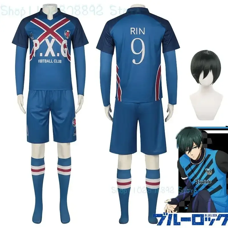 Blue Lock Anime Cosplay Rin Itoshi Rin Cosplay Costume Wig NO.9 Football Outfit Halloween Sports Party Mens Uniforms
Blue Lock Anime Cosplay Rin Itoshi Rin Cosplay Costume Wig NO.9 Football Outfit Halloween Sports Party Mens Uniforms