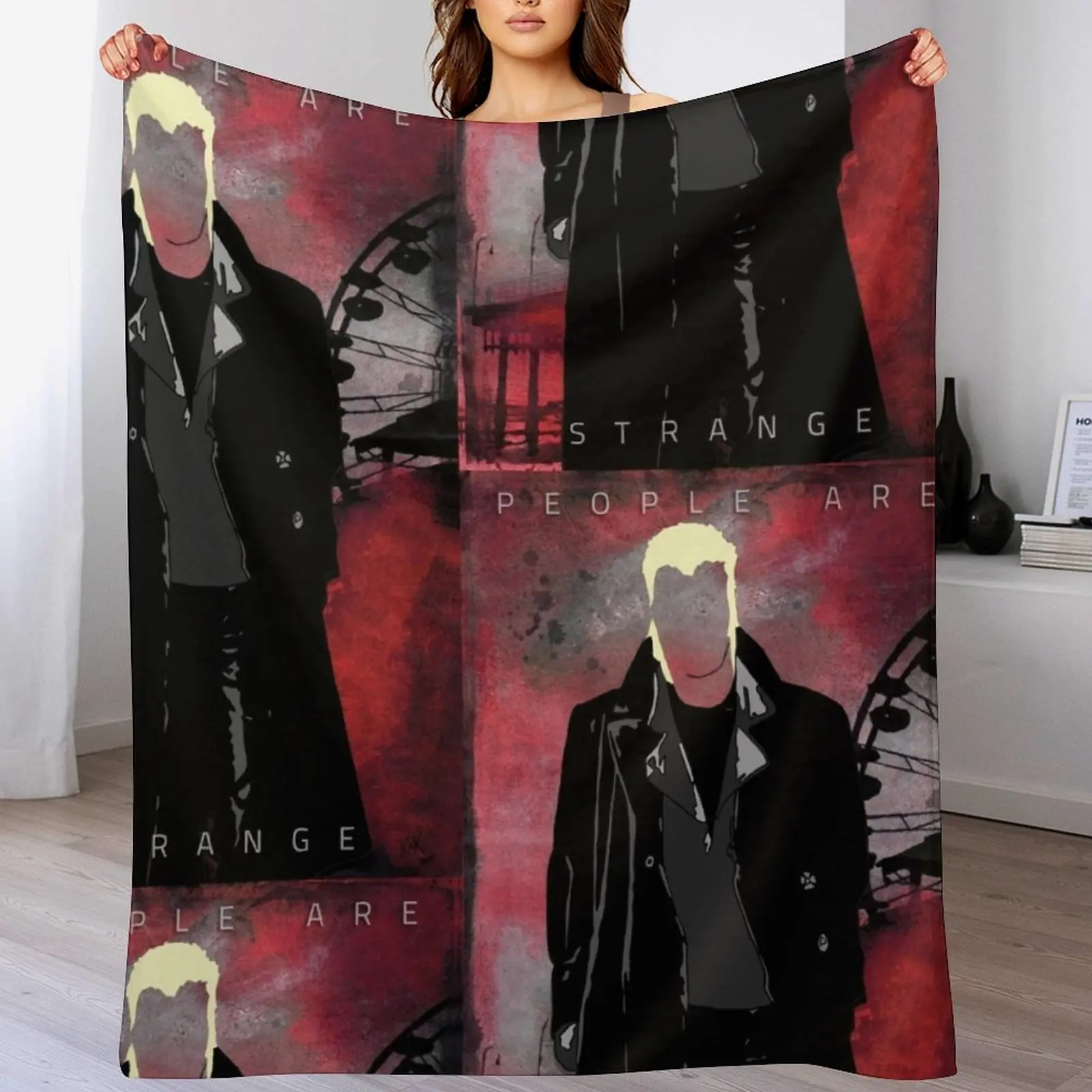PEOPLE ARE STRANGE Throw Blanket Elegant Warm Throw Blanket for Hotel Home
PEOPLE ARE STRANGE Throw Blanket Elegant Warm Throw Blanket for Hotel Home