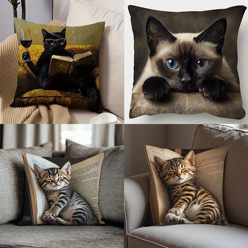 Наволочка «Неповторимый образ жизни кошки» — милая наволочка с литературным и шикарным узором в виде кошки для необычного домашнего декора
Наволочка «Неповторимый образ жизни кошки» — милая наволочка с литературным и шикарным узором в виде кошки для необычного домашнего декора