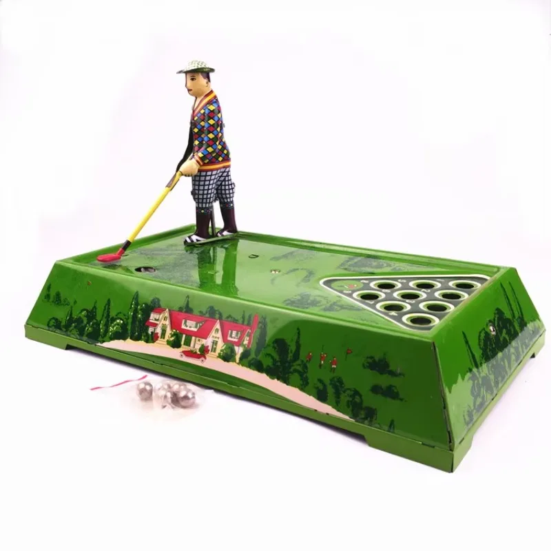 Mechanical Toys Playing Golf Ball Sport Clockwork Toy Collection Retro Wind Up Toy Metal Tin Figures Model Kids Gift
Mechanical Toys Playing Golf Ball Sport Clockwork Toy Collection Retro Wind Up Toy Metal Tin Figures Model Kids Gift