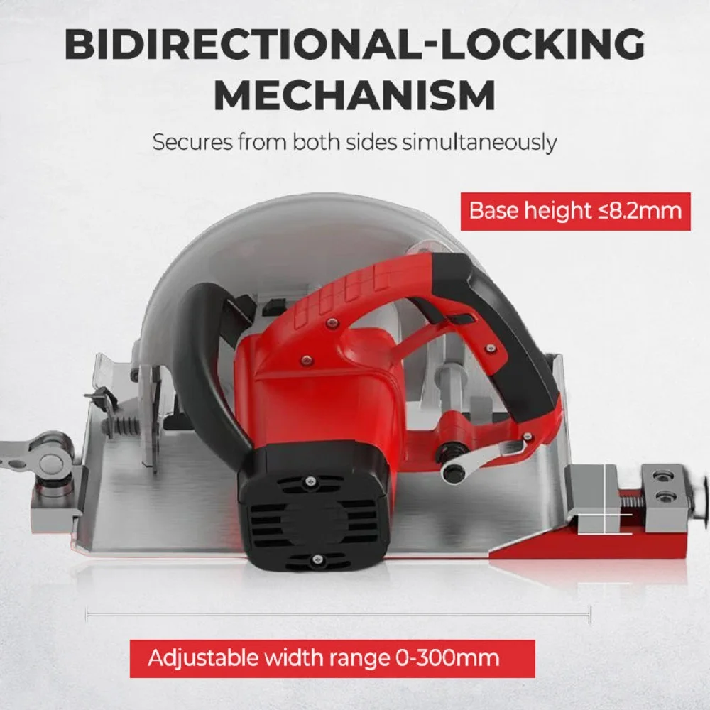 Adjustable Cutting Machine Base Guide Rail 240mm 360mm ABS Circular Saw GuidePositioning Clamp 2-Way Reverse Buckle Woodworking
Adjustable Cutting Machine Base Guide Rail 240mm 360mm ABS Circular Saw GuidePositioning Clamp 2-Way Reverse Buckle Woodworking