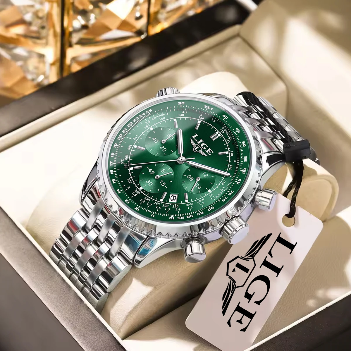 LIGE Top Luxury Watches For Men Date Chronograph Stainless Steel Man Watch Waterproof Luminous Sport Military Men's Quartz Watch
LIGE Top Luxury Watches For Men Date Chronograph Stainless Steel Man Watch Waterproof Luminous Sport Military Men's Quartz Watch