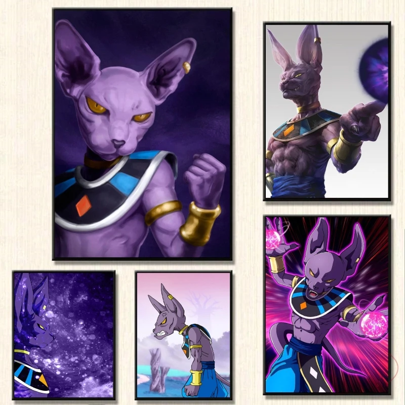 Dragon Ball Poster and Painting Beerus Decorative Christmas Gifts Wall Decoration Picture Kid Action Figures Modern Home Classic
Dragon Ball Poster and Painting Beerus Decorative Christmas Gifts Wall Decoration Picture Kid Action Figures Modern Home Classic