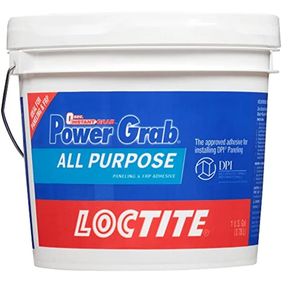 Power Grab Express All Purpose Construction Adhesive, White, Pail, - Versatile Construction Glue for Cement, Tile, Wall and Mor
Power Grab Express All Purpose Construction Adhesive, White, Pail, - Versatile Construction Glue for Cement, Tile, Wall and Mor