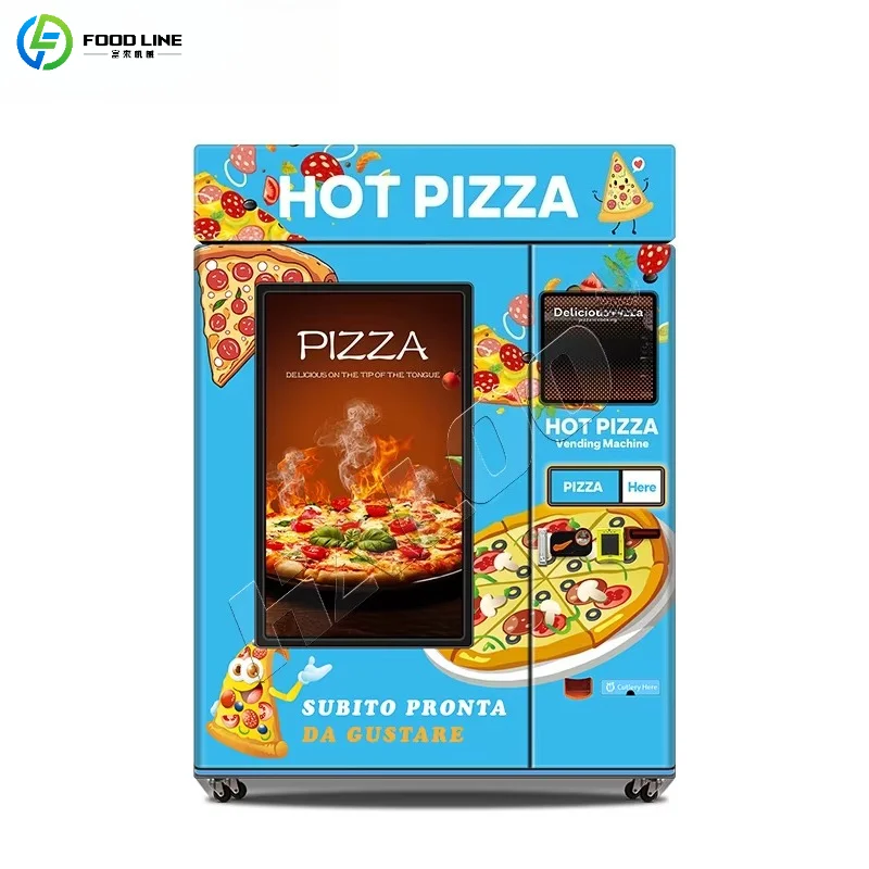 Customized Commercial Pizza Vending Machine Touch Screen 24H Operation Heating Function Fresh Pizza Equipment
Customized Commercial Pizza Vending Machine Touch Screen 24H Operation Heating Function Fresh Pizza Equipment