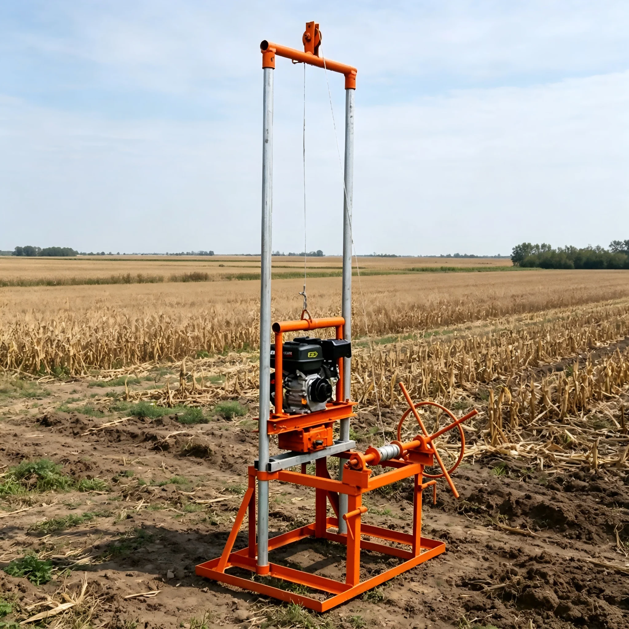 Customized Durable 80m Rotary Water Well Drilling Rig for Agricultural Use for Sale
Customized Durable 80m Rotary Water Well Drilling Rig for Agricultural Use for Sale