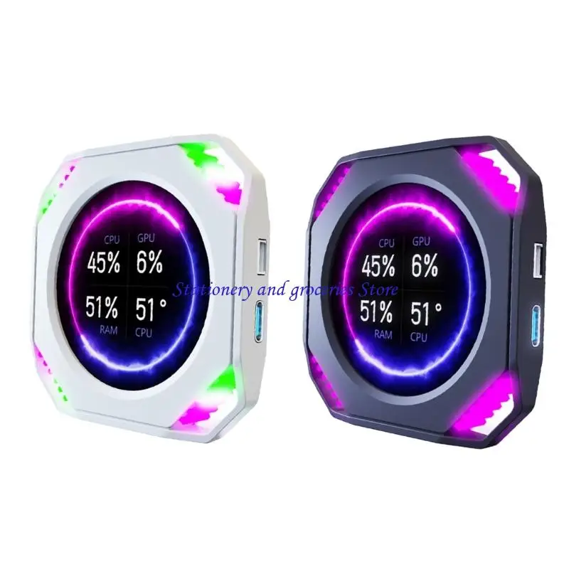 J2HC 2.1In IPS Display Screen PC Monitors GPU CPU Temperature Display Panel USB C Plugs and Play for Gaming PC Builds
J2HC 2.1In IPS Display Screen PC Monitors GPU CPU Temperature Display Panel USB C Plugs and Play for Gaming PC Builds