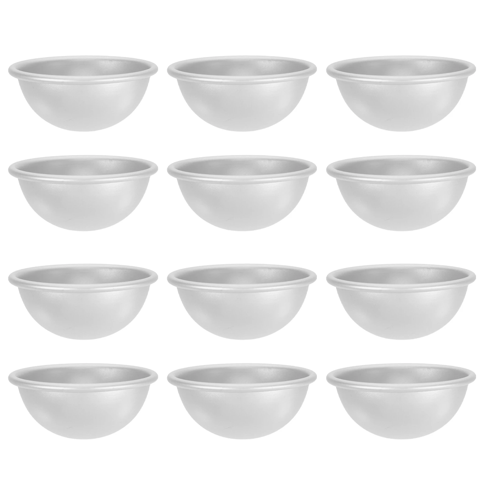 12 Pcs Round Aluminum Mold Semi-spherical for Alloy Molds Semicircular Aluminium Moulds
12 Pcs Round Aluminum Mold Semi-spherical for Alloy Molds Semicircular Aluminium Moulds