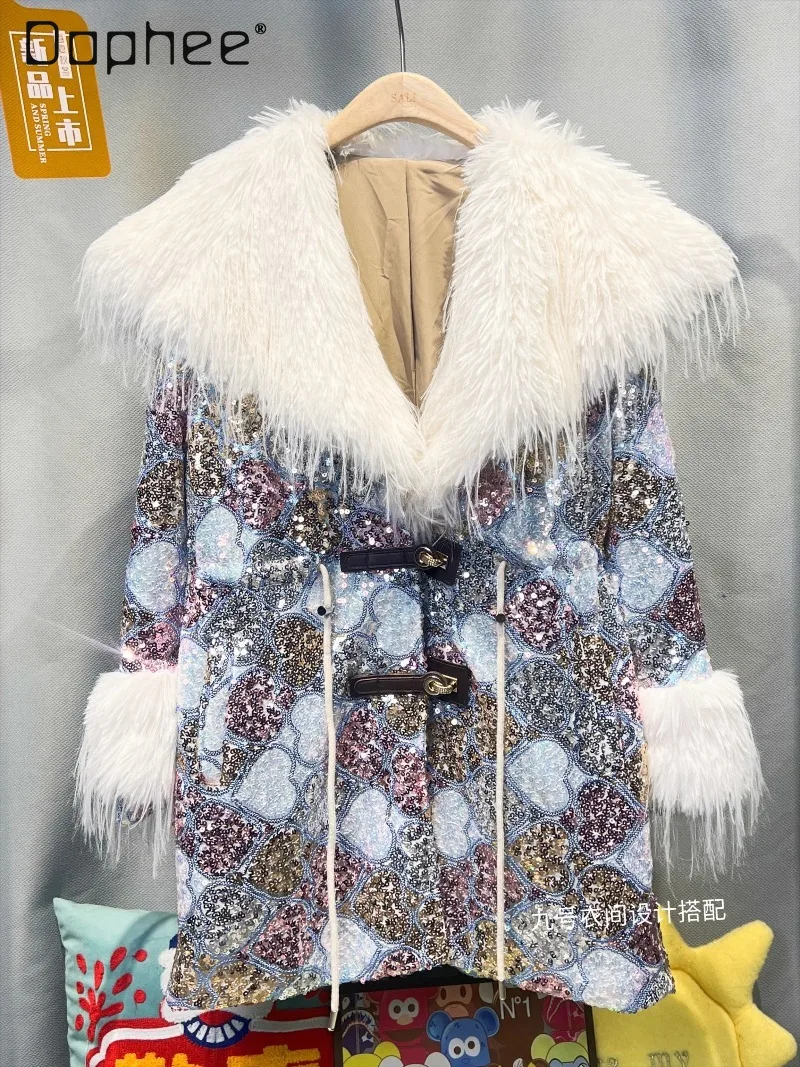Winter New Fashion Heavy Industry European Style Mink Fur Plush Thickened Eco-Friendly Fur Coat Women Warm Loose Mid-Length Fur
Winter New Fashion Heavy Industry European Style Mink Fur Plush Thickened Eco-Friendly Fur Coat Women Warm Loose Mid-Length Fur