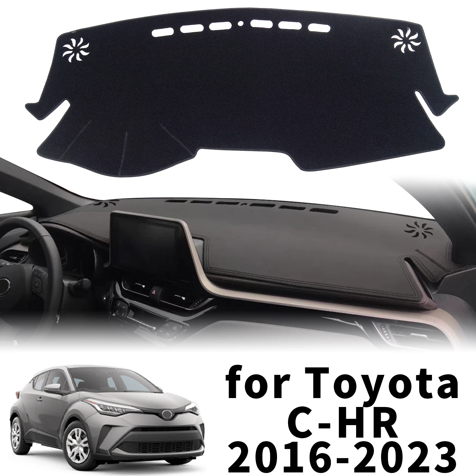 fit for Toyota C-HR CHR C HR 2023-2016 Dashmat Dashboard Cover Pad Protective Carpet Car Leather Accessories DashMat Sunshade
fit for Toyota C-HR CHR C HR 2023-2016 Dashmat Dashboard Cover Pad Protective Carpet Car Leather Accessories DashMat Sunshade