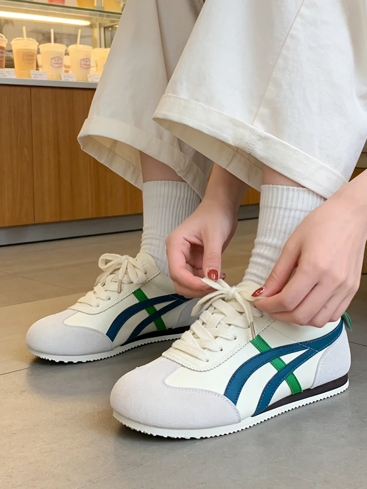 Retro Sport Flat Bottom Women's Deqin Shoes Spring 2026 New Color Block Casual Running Shoes Girl's Agan Shoes Women's Footwear
Retro Sport Flat Bottom Women's Deqin Shoes Spring 2026 New Color Block Casual Running Shoes Girl's Agan Shoes Women's Footwear