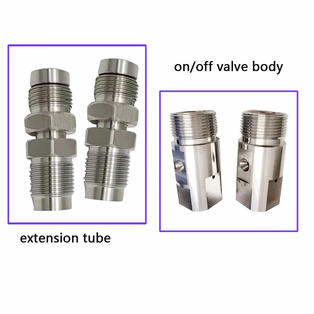 Factory Waterjet Cutting Head Assembly Parts On/Off Valve Body Switch Body For TeenKing Water Jet Extension Tube Nozzle Tube
Factory Waterjet Cutting Head Assembly Parts On/Off Valve Body Switch Body For TeenKing Water Jet Extension Tube Nozzle Tube