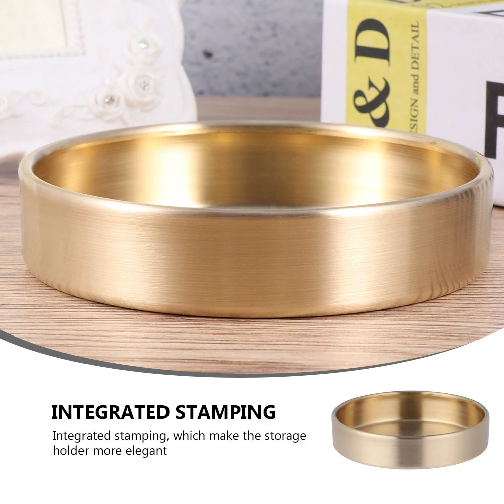 Round Decorative Plate for Jewelry Brass Material Brass Storage Plate Home Use Metal Holder Storage Box
Round Decorative Plate for Jewelry Brass Material Brass Storage Plate Home Use Metal Holder Storage Box